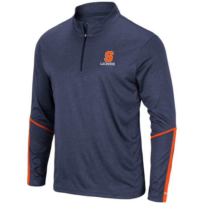 Syracuse Collegiate Lacrosse 1/4 Zip - Adult front Syracuse Collegiate Lacrosse 1/4 Zip - Adult front