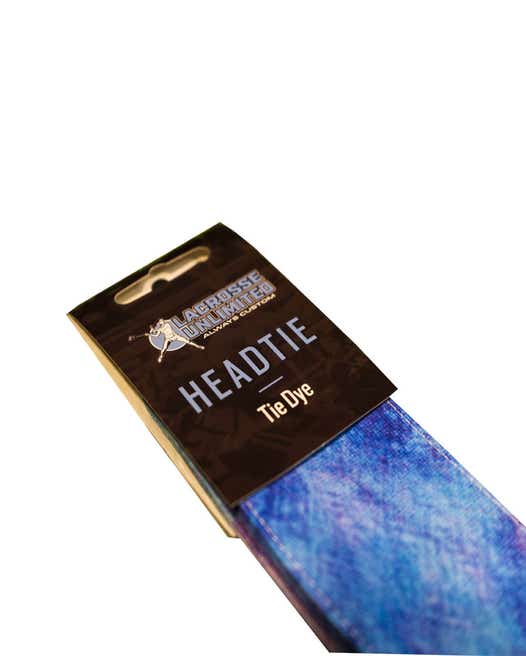 Blue Tie Dye Lacrosse Head Tie