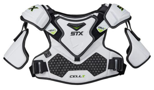 STX Cell V Lacrosse Shoulder Pads Front