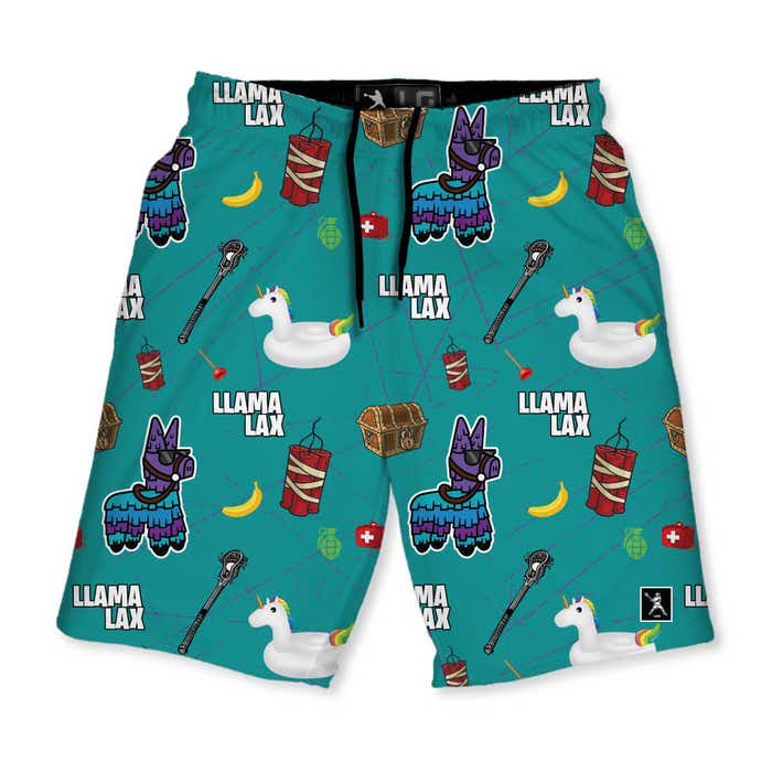Llama Lax Lacrosse Short Front Llama Lax Lacrosse Short Front