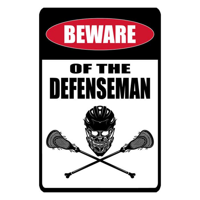 Beware Of Defense Sign - Boys Beware Of Defense Sign - Boys