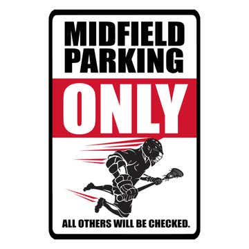 Midfield Parking Only Sign - Boys