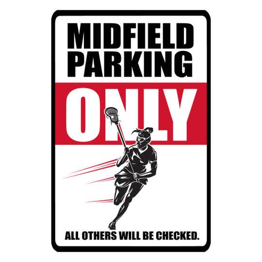 Midfield Parking Only Sign - Girls