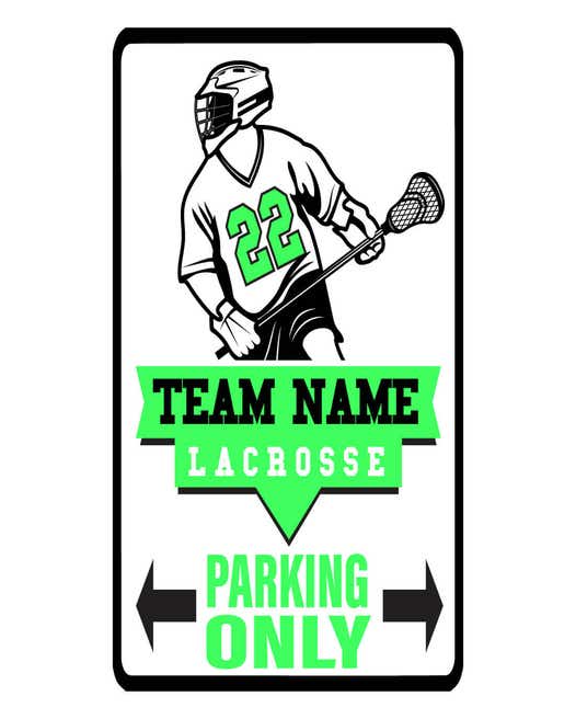 Custom Parking Sign - Men's