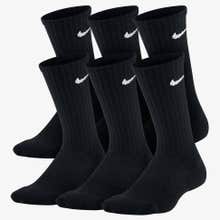 Nike 6 Pack Crew Socks - Youth