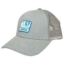 Grey Aqua Lacrosse Hat 