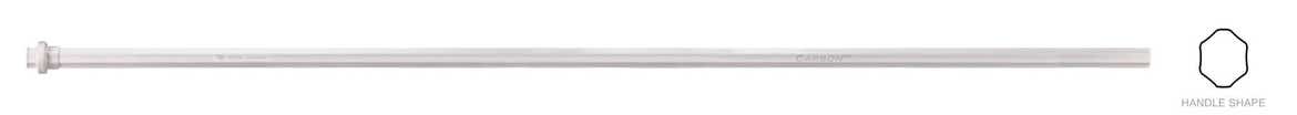 ECD Carbon 3.0 Lacrosse Shaft - Defense - White Main