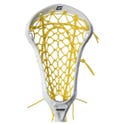 gait whip flex mesh strung womens lacrosse head yellow mesh white head