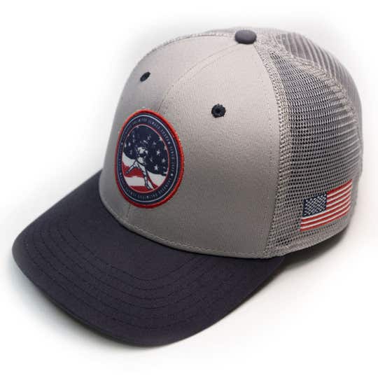 USA Gray Circle Lacrosse Hat