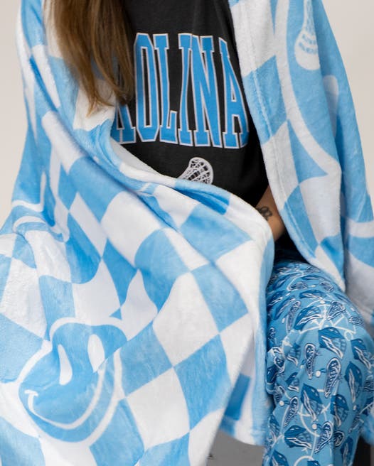 Checker Smiley Blanket