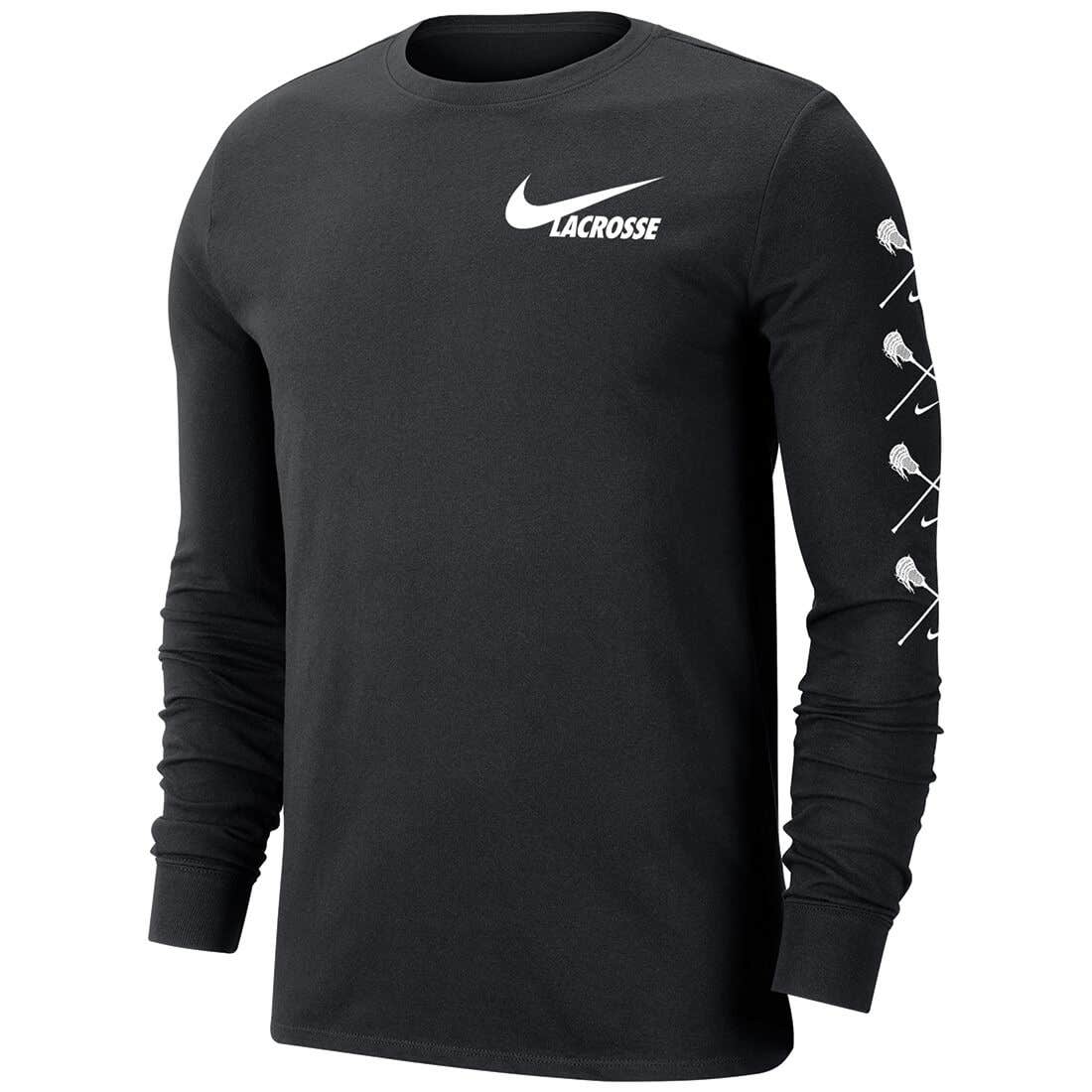 Black nike shirt sales with white check