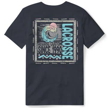 turquoise wave tee
