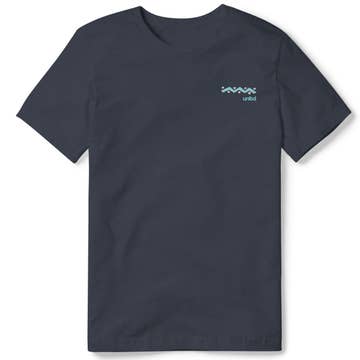 Turquoise Wave Lacrosse Tee