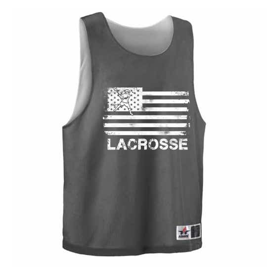 usa flag pinnie grey