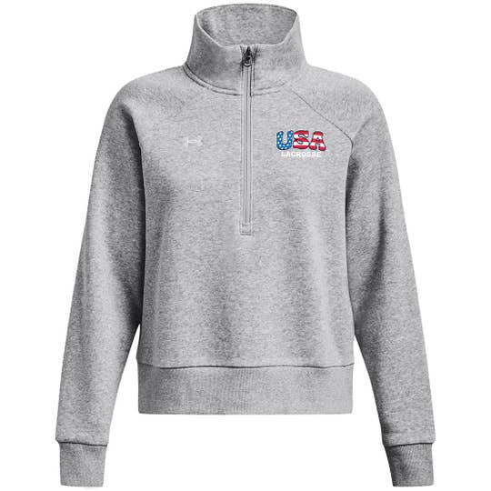 Under Armour USA Women's Lacrosse 1/4 Zip front view