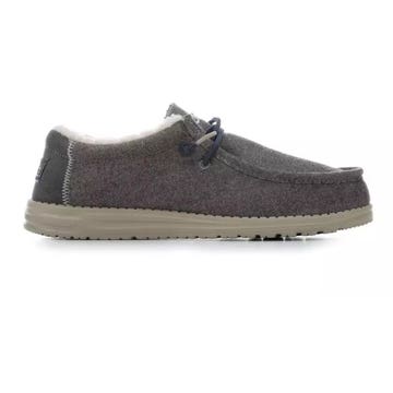 Hey Dude Wally Herringbone Chocolate Shoes