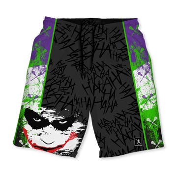Ha Ha Ha Clown Lacrosse Shorts front view