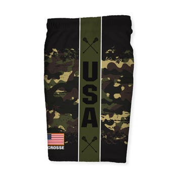 Camo Blackout Lacrosse Shorts