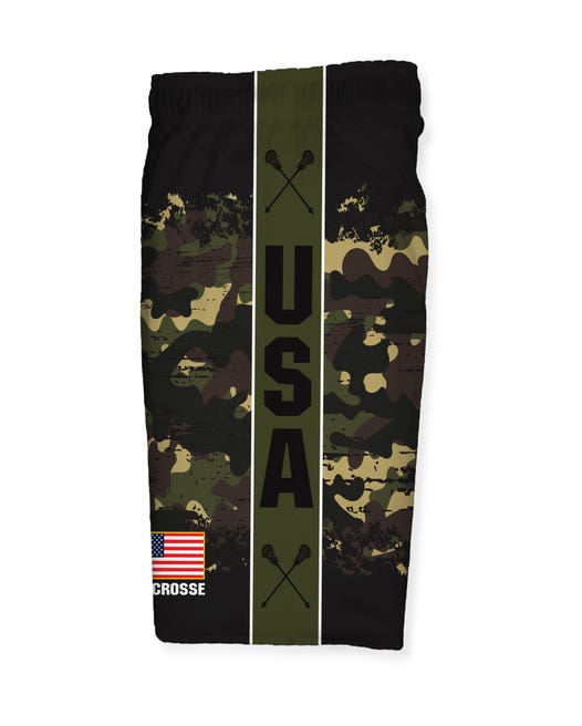 Camo Blackout Lacrosse Shorts