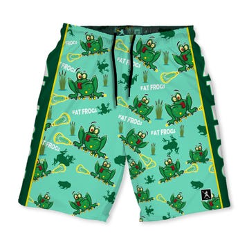 Fat Frogs Lacrosse shorts front view