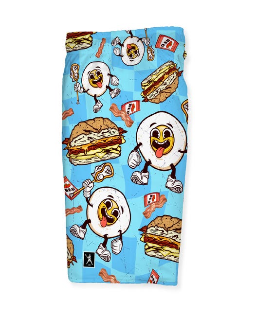 Bacon Egg and Cheese Lacrosse Shorts