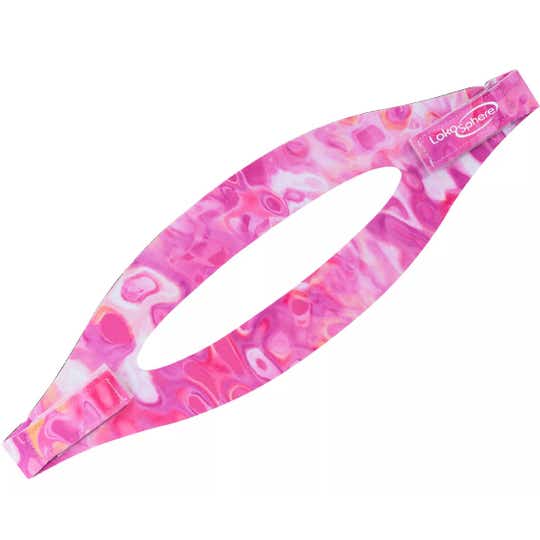 lokosphere pink lacrosse goggle strap
