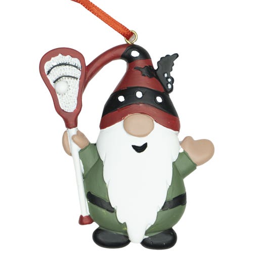 Gnome Lacrosse Ornament