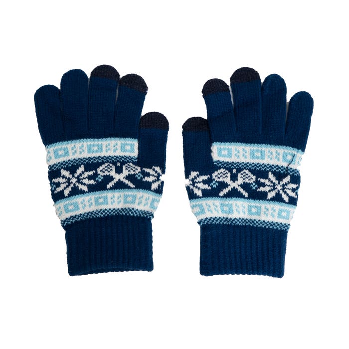 Snowflake Knit Smartphone Gloves Snowflake Knit Smartphone Gloves