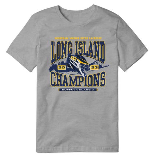 Shoreham Wading River Class C Champs Tee front view