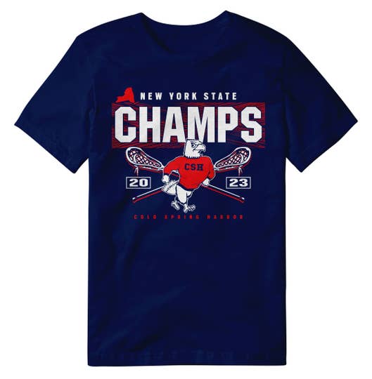 Cold Spring Harbor Lacrosse NYS Champs Tee
