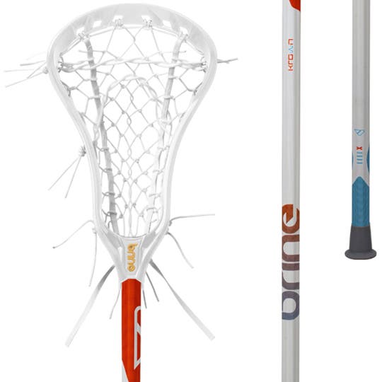 Brown Krown Pro fire and ice complete stick limited edition zoomed in on head and shaft details