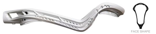 gat whip 2 unstrung white lacrosse head side view