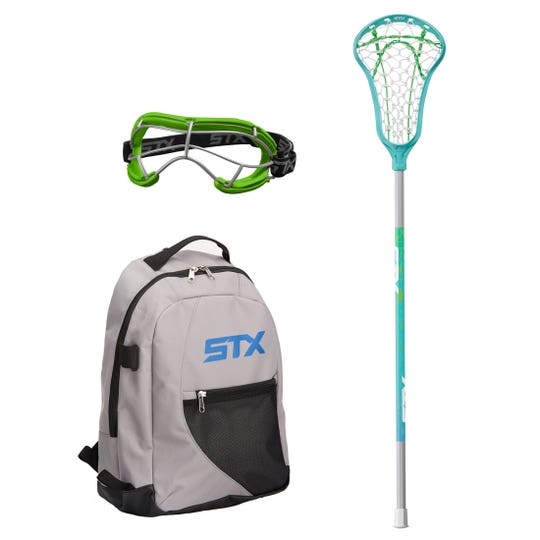 STX Exult Rise Girls Lacrosse Starter Set - Mint