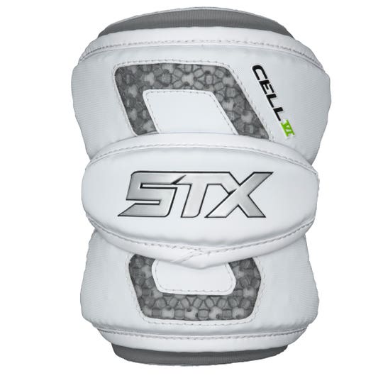 STX Cell 6 Lacrosse Elbow Pads one pad front view