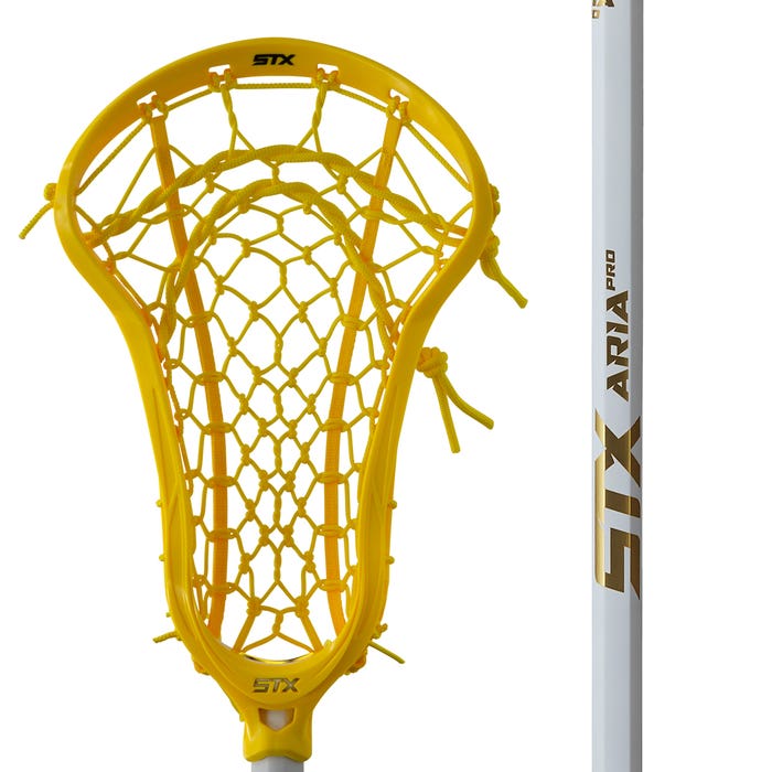 STX Aria Pro LockPocket Strung Women's Complete Stick yellow/yellow