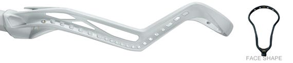 STX Aria Pro Unstrung Lacrosse Head white horizontal view