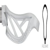 STX Surgeon 1K unstrung lacrosse head white horizontal view
