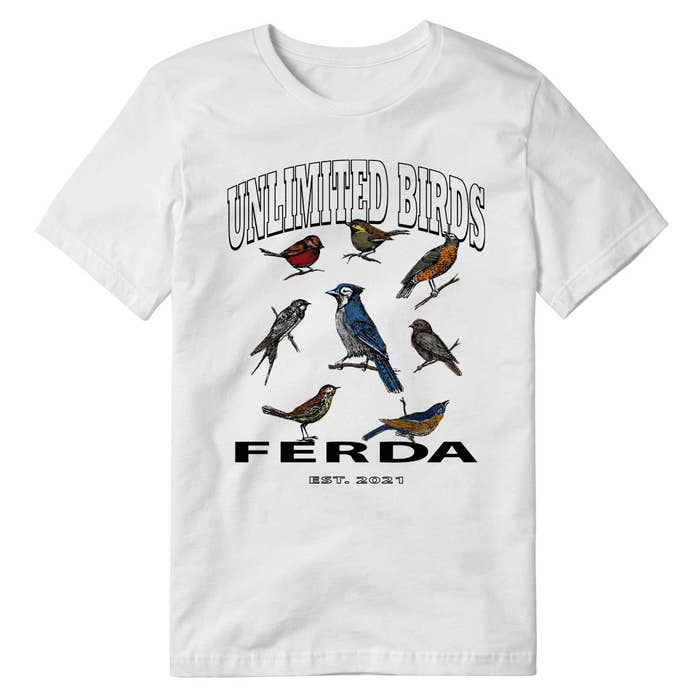 unltd x Ferda Unlimited Birds Lacrosse Tee
