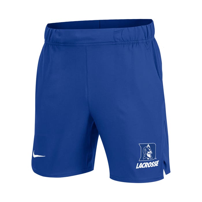 Duke lacrosse shorts front view