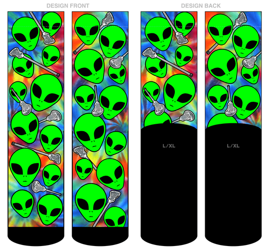 Alien Lacrosse Socks