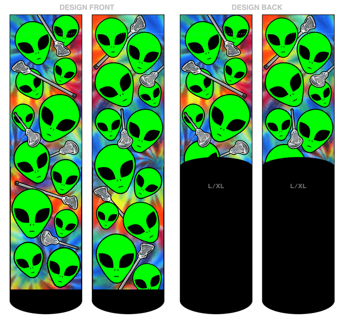 Alien Lacrosse Socks Alien Lacrosse Socks