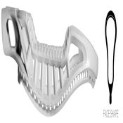 Gait D2 Close Defense unstrung lacrosse head side view