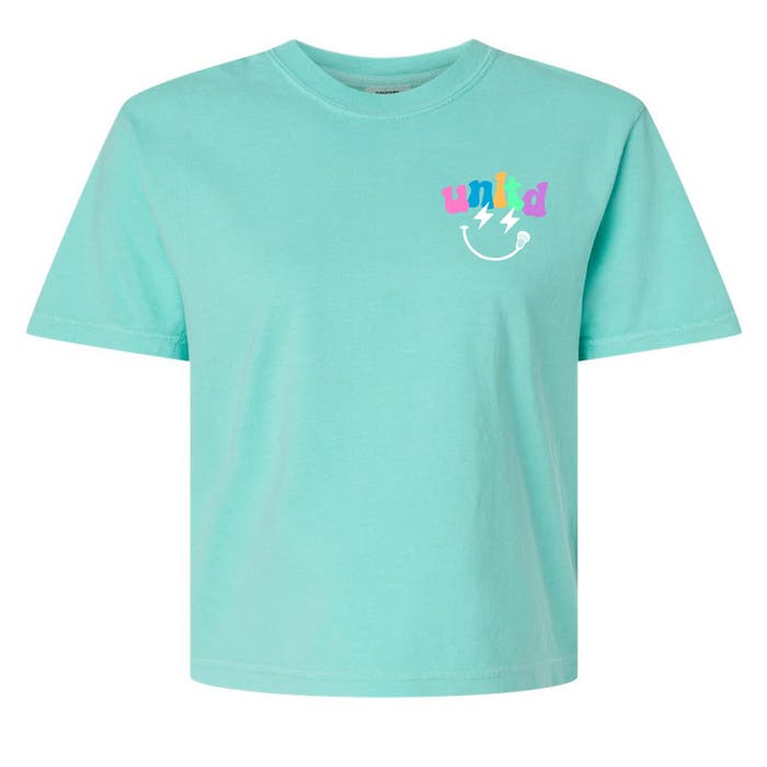 unltd Lightning Smiley Women's Boxy Lacrosse Tee