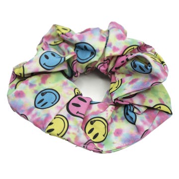 Smile Tie Dye Lacrosse Scrunchie