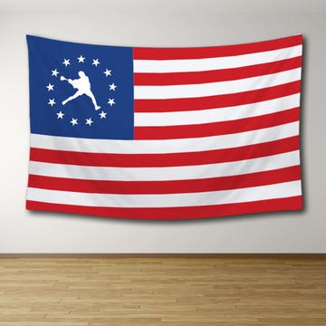 Jumpman Lacrosse Tapestry