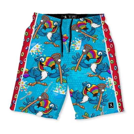 Tucan Lax Lacrosse Shorts front view