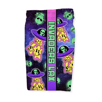 Peace and Alien Invaders Lacrosse Shorts
