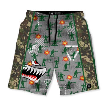 Toy Soldiers Lacrosse Shorts front view