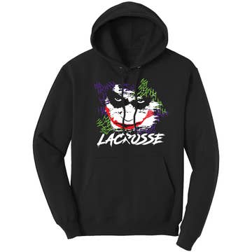Ha Ha Ha Clown Lacrosse Hoodie