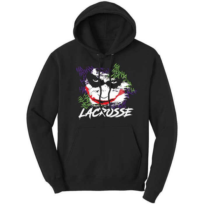 Ha Ha Ha Clown Lacrosse Hoodie